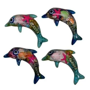 Alanya Themed Transparent Polyester Photo Fridge Magnet - 17