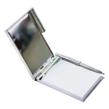 Alanya Themed Myros Metal Pen Holder Notepad 86x66x8 mm - 6
