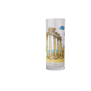 Side Themed Myros Printed Rakı Glass - Standart - 2