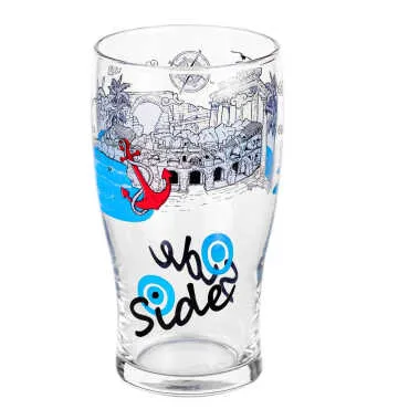 Side Temalı İkili Bira Bardağı Seti - Standart - 2