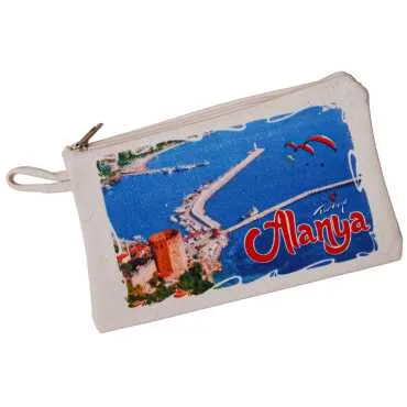 Alanya Themed Canvas Wallet - 6
