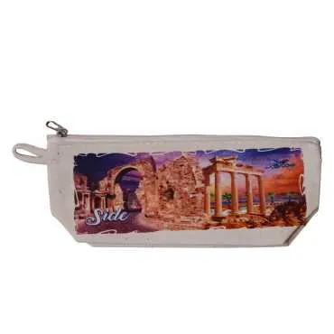 Side Themed Canvas Pencil Case