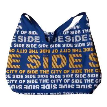 Side Themed Beach Bag with Heart Design