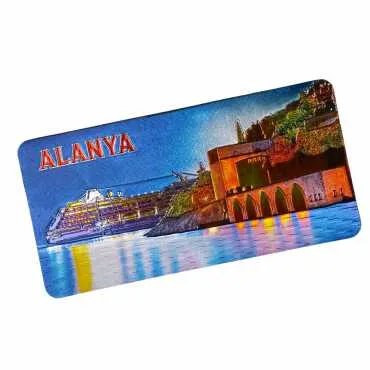 Alanya Temalı Metalize Magnet 50*100 Mm  - 12