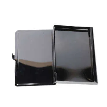 Side Themed Myros Metal Mirrored Rectangular Pill Box 84x45x13 mm - 7