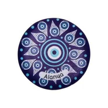 Alanya Themed Polyester Stone Refrigerator Magnet