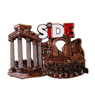 Side Themed Metal Mix Refrigerator Magnet - 3