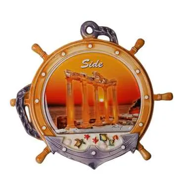 Side Themed Myros Ceramic Small Anchor Plate 20 cm - 4