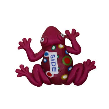 Side Temalı Kurbağa Fimo Magnet - 3
