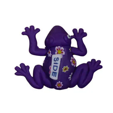 Side Temalı Kurbağa Fimo Magnet - 4