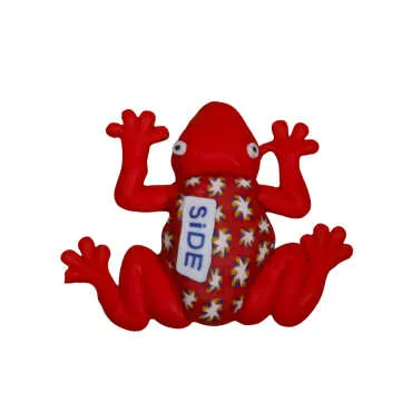 Side Temalı Kurbağa Fimo Magnet - 5