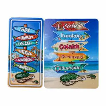 Side Bölgesi Temalı Kabartma Pvc Magnet 70*90 Mm - 2