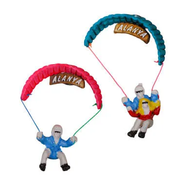 Alanya Themed Polyester Single Parachute Refrigerator Magnet - 2