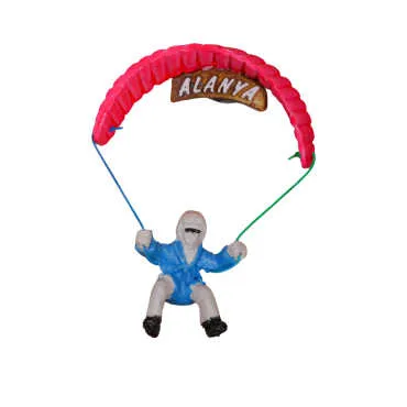 Alanya Themed Polyester Single Parachute Refrigerator Magnet - 4
