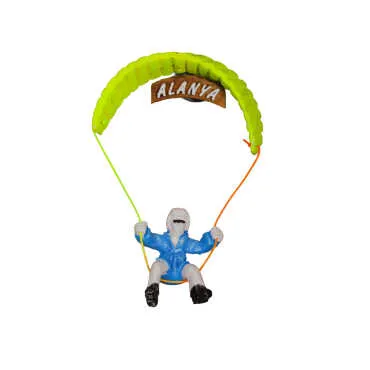 Alanya Themed Polyester Single Parachute Refrigerator Magnet - 6