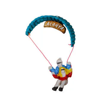Alanya Themed Polyester Single Parachute Refrigerator Magnet - 7