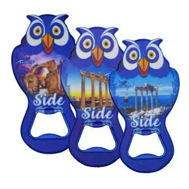 Side Themed UV Printed Owl Bottle Opener - 2