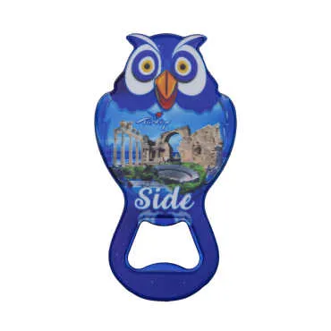 Side Themed UV Printed Owl Bottle Opener - 5