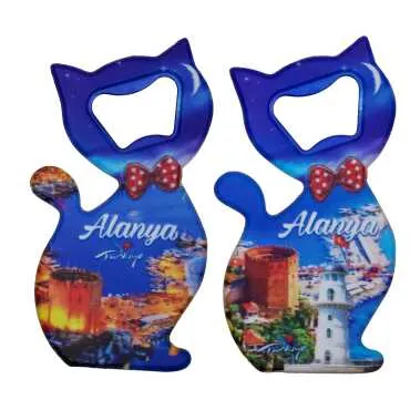 Alanya Themed UV Cat Bottle Opener - 2