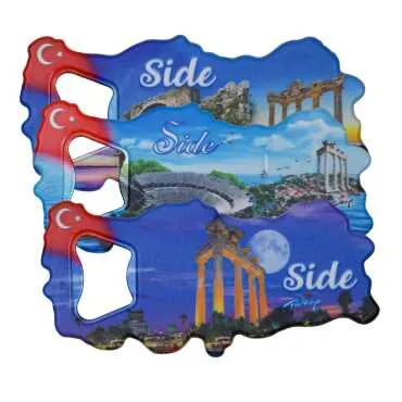 Side Themed UV Map Bottle Opener - 2