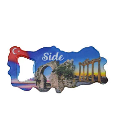 Side Themed UV Map Bottle Opener - 4