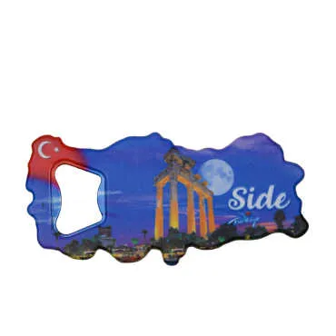 Side Themed UV Map Bottle Opener - 5