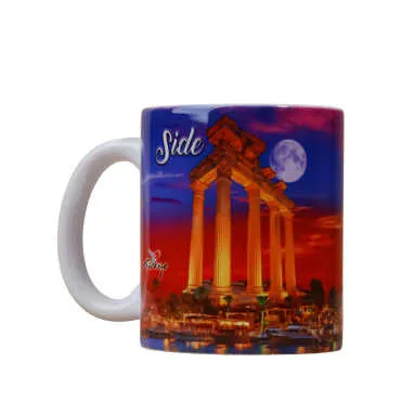 Side Themed Ceramic Custom Printed Mug 80x95 mm - 4