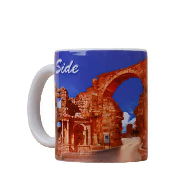 Side Themed Ceramic Custom Printed Mug 80x95 mm - 5