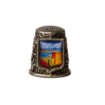Alanya Themed Myros Metal Square Thimble 20x25 mm - 5