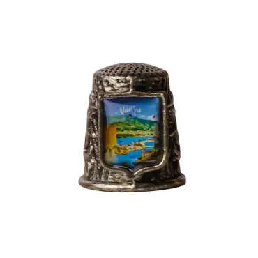 Alanya Themed Myros Metal Square Thimble 20x25 mm - 7
