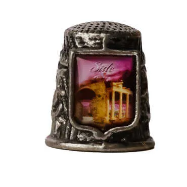 Side Themed Myros Metal Square Thimble 20x25 mm - 3