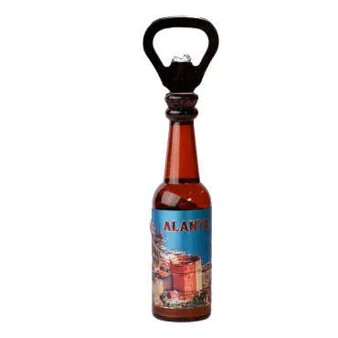 Alanya Temalı Metalize Şişe Açacak Magnet - 6