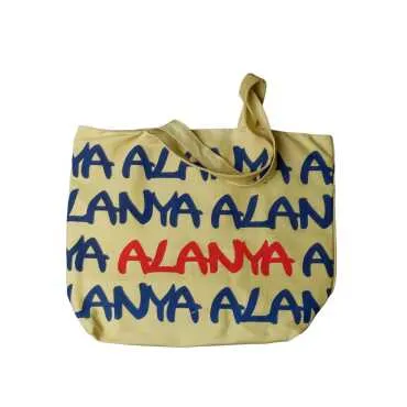 Alanya Themed Heart Beach Bag - 12