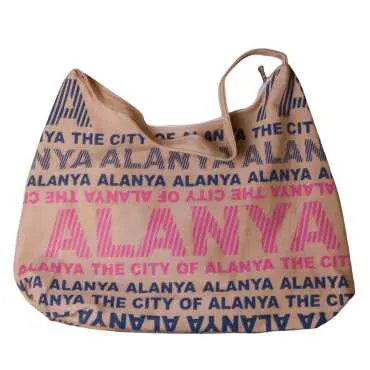 Alanya Themed Classic Beach Bag - 4