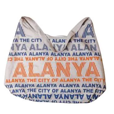 Alanya Themed Classic Beach Bag - 6