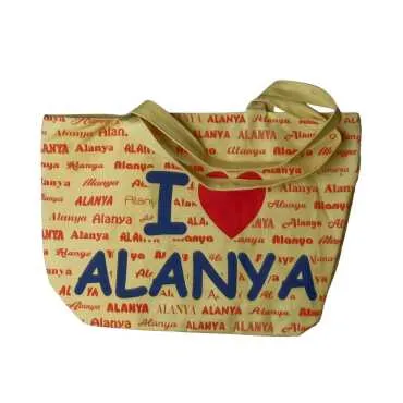 Alanya Themed Classic Beach Bag - 9