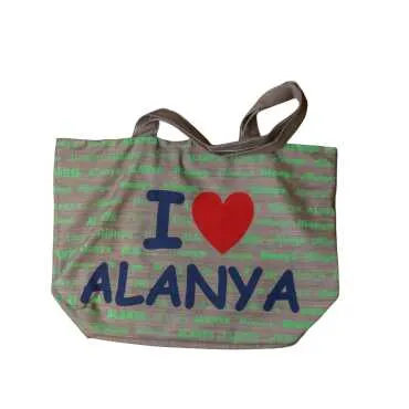 Alanya Themed Classic Beach Bag - 11