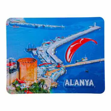 Alanya Themed Embossed PVC Refrigerator Magnet 70x90 mm - 6
