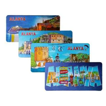 Alanya Temalı Metalize Magnet 50*100 Mm  - 2