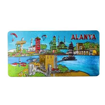 Alanya Temalı Metalize Magnet 50*100 Mm  - 7