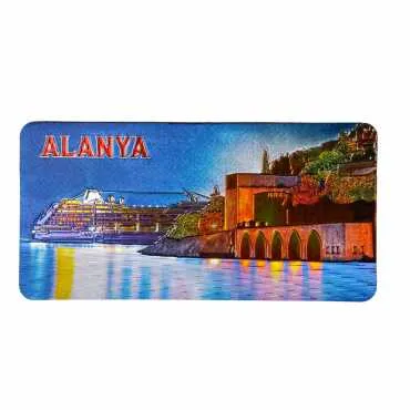 Alanya Temalı Metalize Magnet 50*100 Mm  - 8