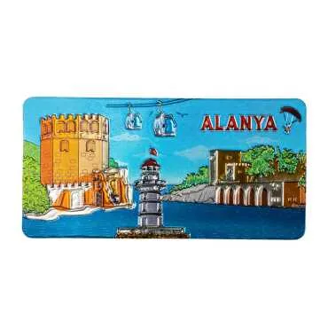 Alanya Temalı Metalize Magnet 50*100 Mm  - 11