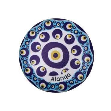 Alanya Themed Polyester Stone Refrigerator Magnet - 7