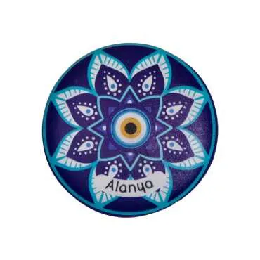 Alanya Themed Polyester Stone Refrigerator Magnet - 10