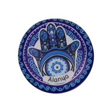 Alanya Themed Polyester Stone Refrigerator Magnet - 11