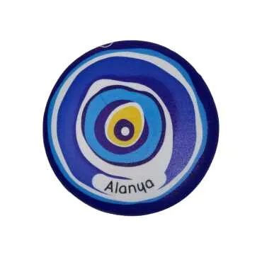 Alanya Themed Polyester Stone Refrigerator Magnet - 15
