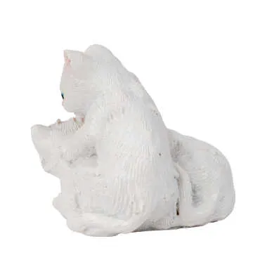 Wholesale Mini Anali Kizli Polyester Cat Figurines Set of 4 - Standart - 2