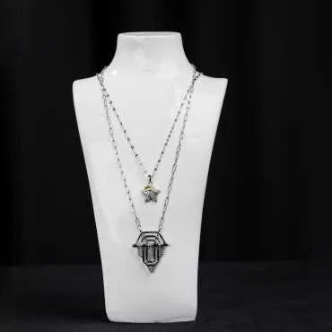 Steel Women's Necklace - Standart - 7