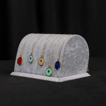 Mineral Coated Necklace - Standart - 17