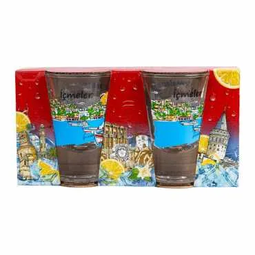 İçmeler Themed Set of Two Shot Glasses